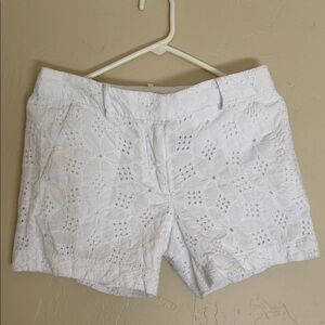 Michael Kors White Eyelet Women's Shorts